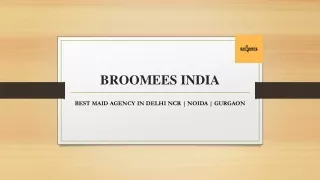 Best Maid Service in Delhi NCR - Broomees