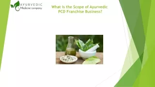 Scope of Ayurvedic Franchise Busines 14-sep-21