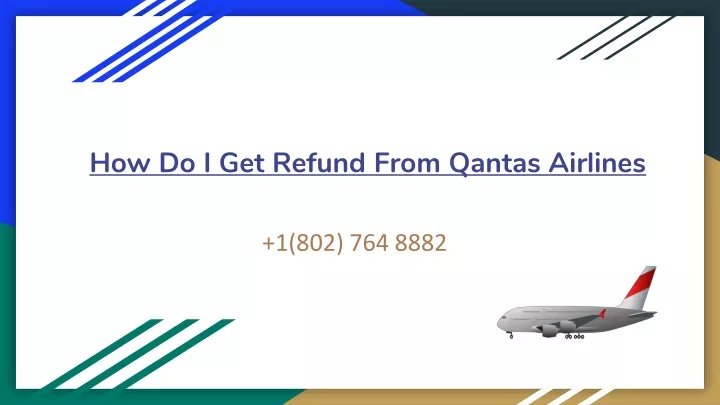 how do i get refund from qantas airlines