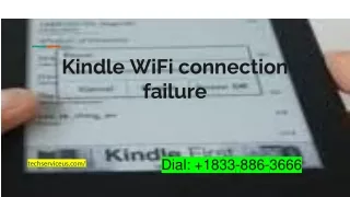 Kindle WiFi connection failure