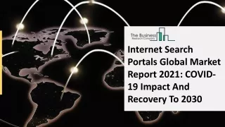 internet search portals global market report 2021