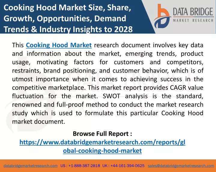 cooking hood market size share growth