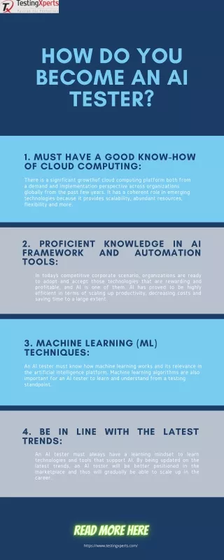 how do you become an ai tester