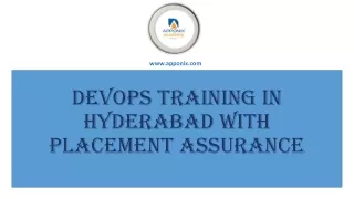 Devops Training In Hyderabad with Placement Assurance