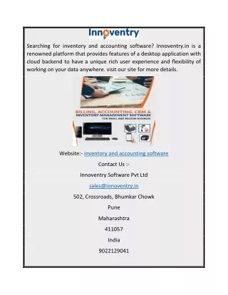 Inventory and Accounting Software Innoventry.in