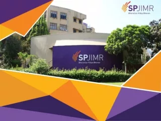 MS in Supply Chain Management | SPJIMR-GMP Program