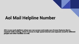 AOL Helpline Number 1(833)836-0944 AOL Customer Support