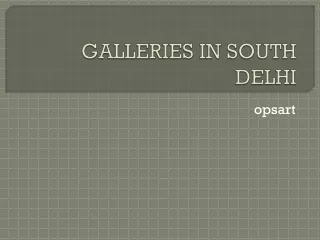 GALLERIES IN SOUTH DELHI