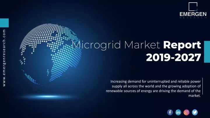 microgrid market report 2019 2027