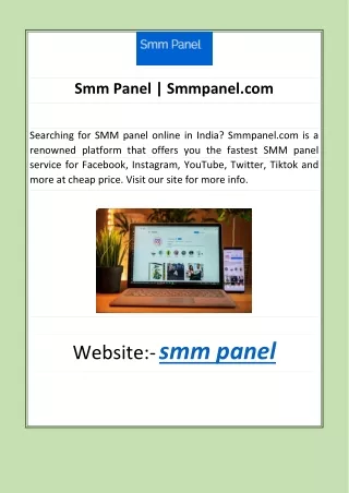 Smm Reseller Panel | Smmpanel.com