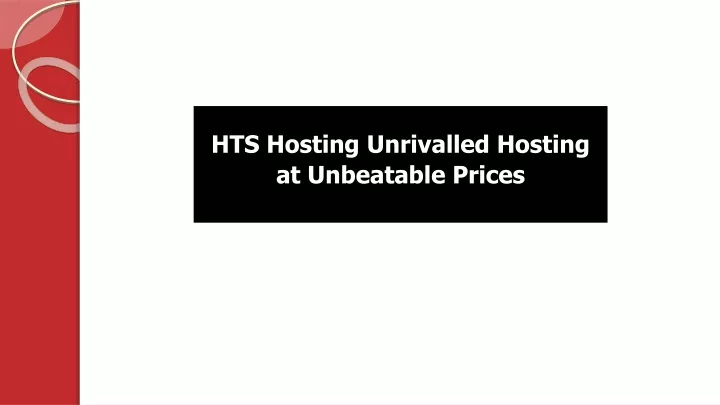 hts hosting unrivalled hosting at unbeatable prices