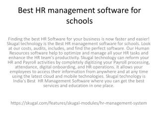best hr management software for schools