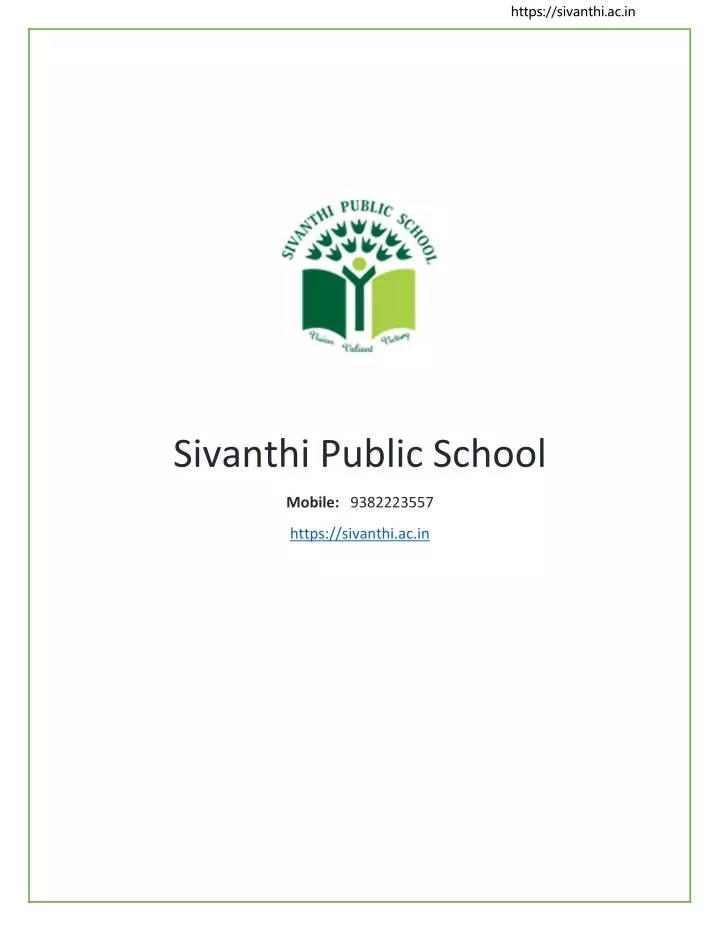 https sivanthi ac in