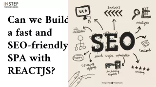 can we build a fast and seo friendly spa with