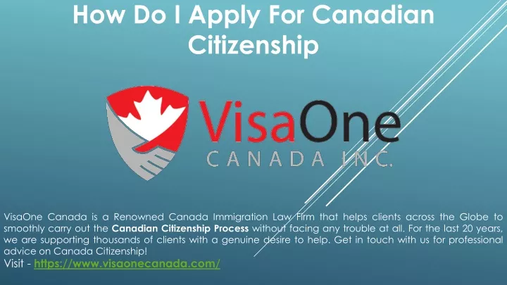 how do i apply for canadian citizenship