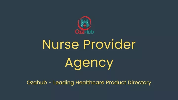 nurse provider agency