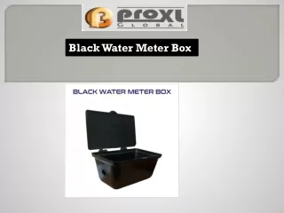 black water meter box