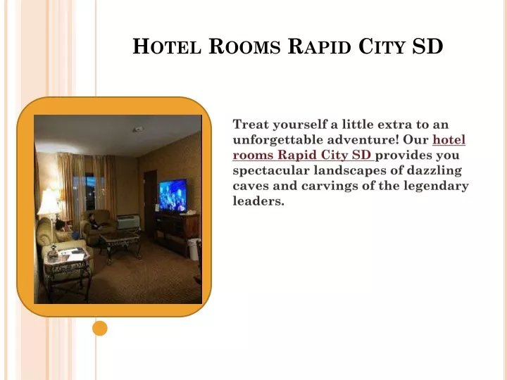 hotel rooms rapid city sd