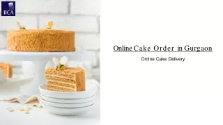 Chef IICA Offers Online Cake Order in Gurgaon