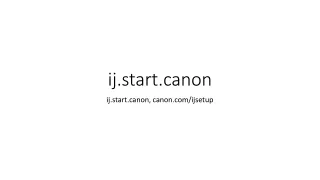 ij start canon