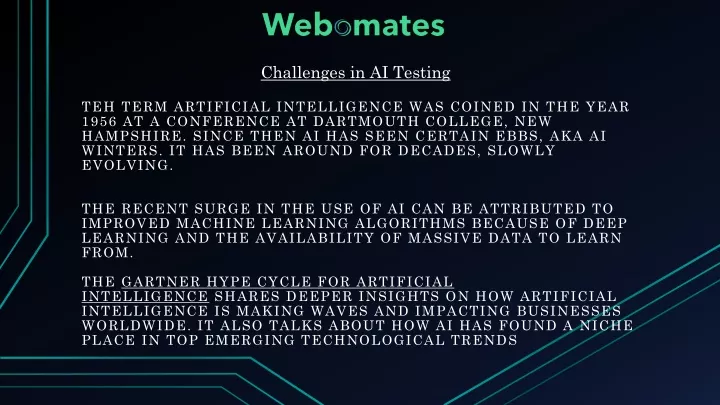 challenges in ai testing