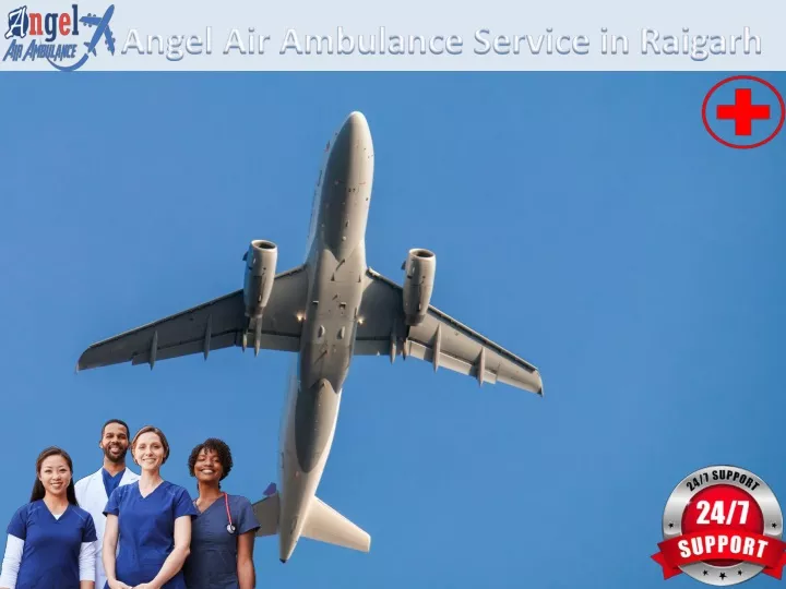 angel air ambulance service in raigarh