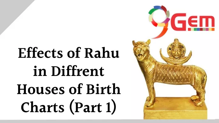effects of rahu in diffrent houses of birth