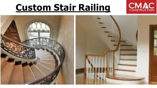 custom stair railing