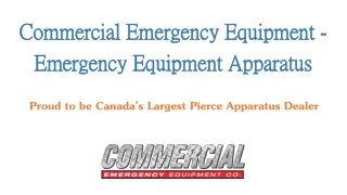 Fire Truck Dealer Commercial Emergency Equipment