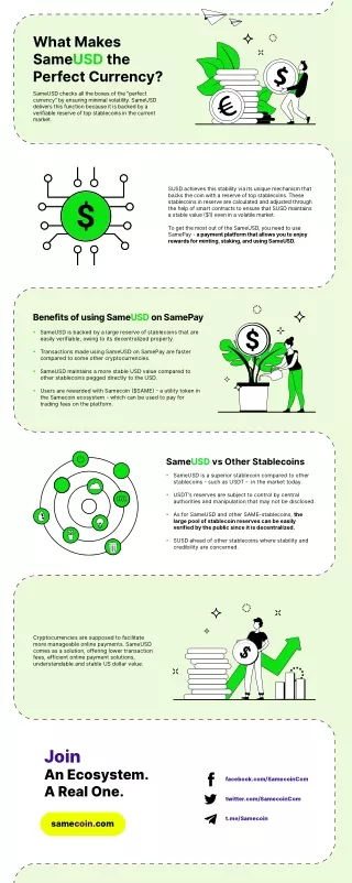 What makes SameUSD the “perfect currency”