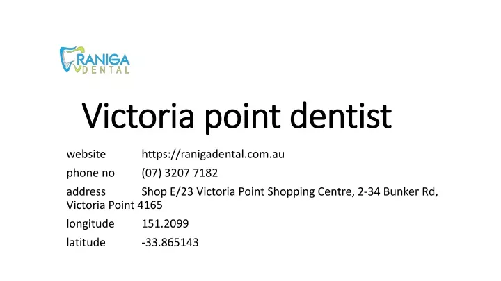 victoria point dentist