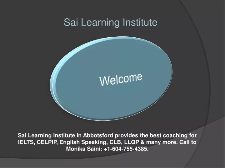 sai learning institute