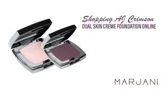 Shopping AJ Crimson Dual Skin Creme Foundation Online