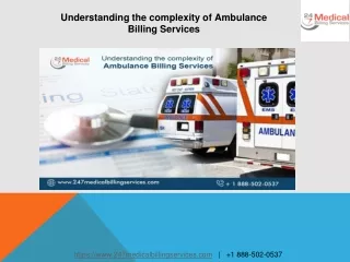 understanding the complexity of ambulance billing