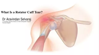what is a rotator cuff tear