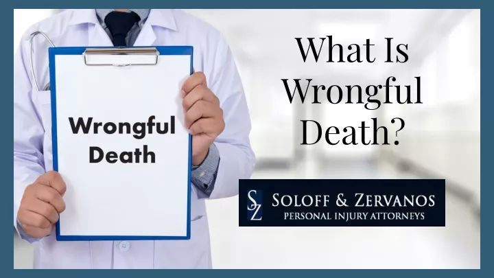 what is wrongful death