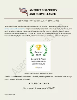 security and surveillance systems