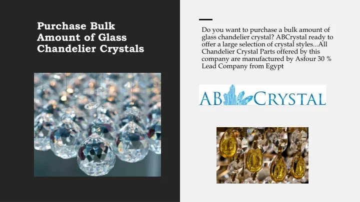 purchase bulk amount of glass chandelier crystals
