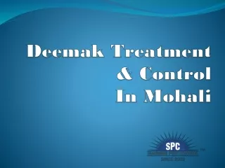 Deemak Treatment & Control Services in Mohali