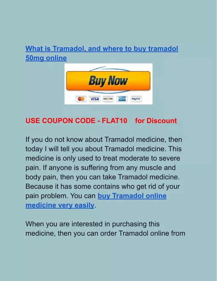 what is tramadol and where to buy tramadol 50mg