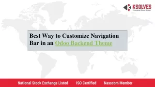 Best Way to Customize Navigation Bar in an Odoo Backend Theme
