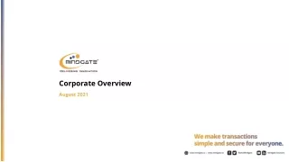 Mindgate Solutions Pvt. Ltd.  - Corporate Deck