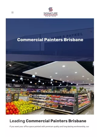 Commercial Painters Brisbane