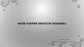 Water Purifier Service in Vadodara @7065012902 | RO Service Near Me