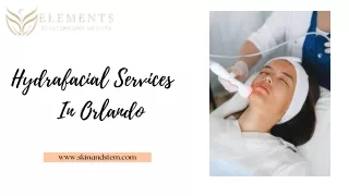 hydrafacial services in orlando
