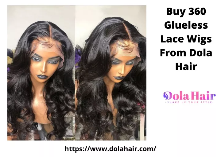 buy 360 glueless lace wigs from dola hair