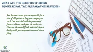 Tax Preparation Services in Penrith