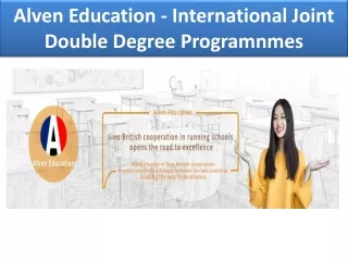 International Joint Double Degree Programnmes