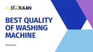 Best Washing Machine 2021 To Buy | MyDukaan.PK