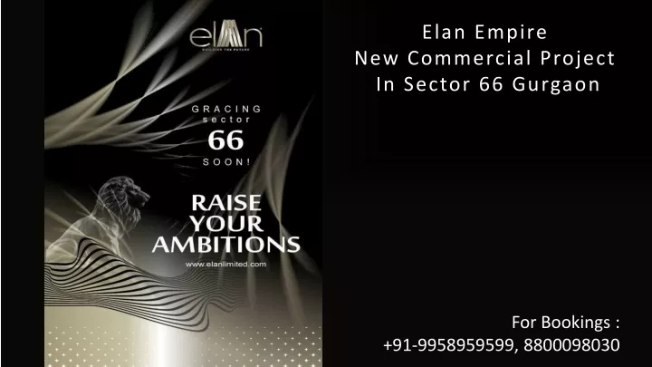 elan empire new commercial project in sector